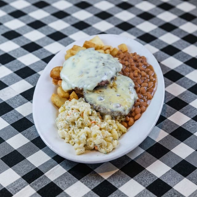Cheeseburger Plate.