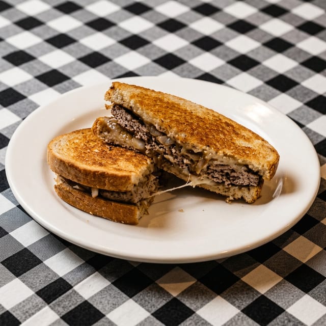 Patty Melt Burger.